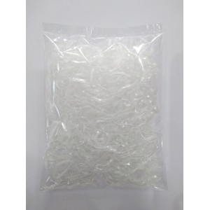 ELASTICO DE SILICONE MEDIO TRANSPARENTE- PCT C/ 10.000 UNIDADES