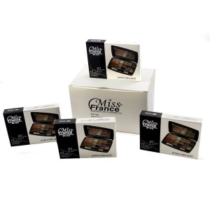 ESTOJO DE MAQUIAGEM 12 CORES MISS FRANCE