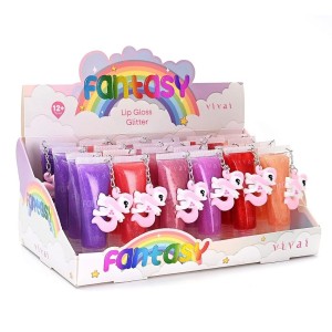 LIP GLOSS GLITTER FANTASY VIVA - BOX COM 24 UNIDADES