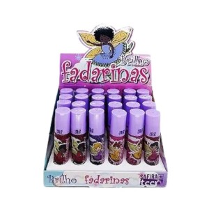 BRILHO LABIAL SAFIRA TEEN FADARINAS - BOX COM 24 UNIDADES