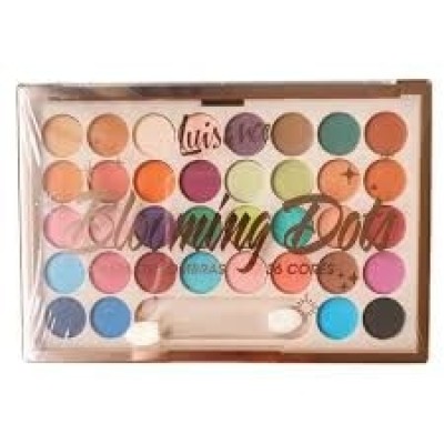PALETA DE SOMBRAS BLOOMING DOTS 36 CORES - LUISANCE