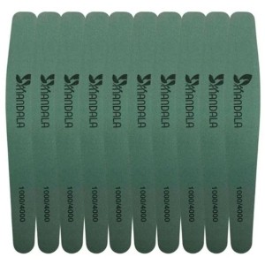 LIXA POLIDORA PARA UNHAS 1000/4000 MANDALA - PACOTE COM 10 UNIDADES
