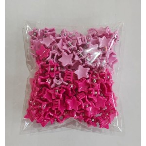 MINI PIRANHA PLASTICA INFANTIL ESTRELA - PACOTE COM 100 UNIDADES